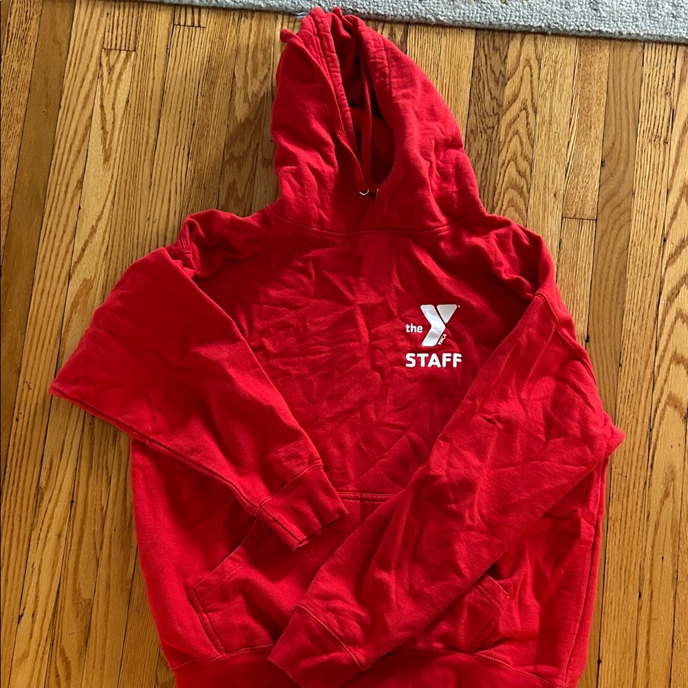 Red YMCA Staff Hoodie